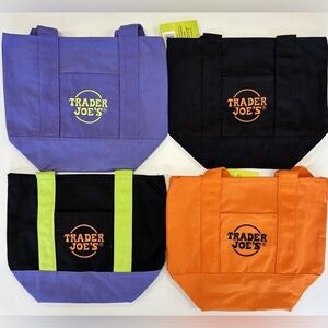 Set of four trader joes halloween mini totes